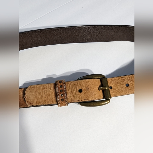 Dockers Brown Leather Belt, Size M - Picture 2 of 11